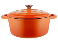 SILVERCREST Gietijzeren pan 28 cm 5,6 L (Oranje) - thumbnail