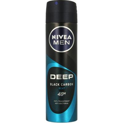Nivea Men Deep Black Carbon Beat Anti-Transpirant Spray