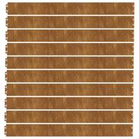 Gazonranden 10 stuks 10x103 cm flexibel cortenstaal - thumbnail