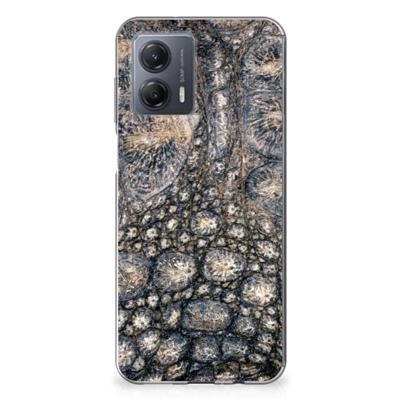 Motorola Moto G53 | TPU Hoesje | Krokodillenprint Motorola Moto G53 | TPU Hoesje | Krokodillenprint
