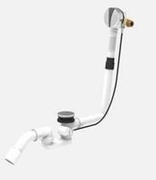 Wiesbaden Badafvoer en overloopcombinatie met vulfunctie en pop-up waste chroom - thumbnail