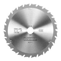 DeWalt Accessoires Cirkelzaagblad 250x30x24t, vlaktand- en spaanbegrensd, positief 10°, kerf 2,8mm - DT4202-QZ - thumbnail