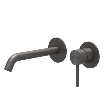 Inbouw Wastafelmengkraan IVY Concord 2-gats Coldstart RVS316 Geborsteld Carbon Black PVD Inbouw Wastafelmengkraan IVY Concord 2-gats Coldstart RVS316 Geborsteld Carbon Black PVD