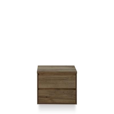 Porto Badmeubelset 70 cm - Tabacco - Wastafel Bovenblad Tabacco