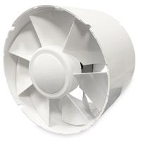 TUBO 150 inschuif-buisventilator - in kanaal Ø150mm - met timer - thumbnail