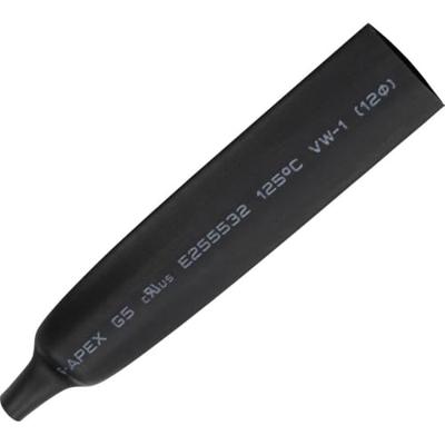 TRU COMPONENTS 1572143 Krimpkous zonder lijm Zwart 12 mm 6 mm Krimpverhouding:2:1 5.00 m TRU COMPONENTS 1572143 Krimpkous zonder lijm Zwart 12 mm 6 mm Krimpverhouding:2:1 5.00 m