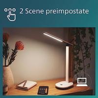Philips LED Ivory DSK203 8719514420410 LED-bureaulamp LED LED vast ingebouwd 5 W Wit - thumbnail