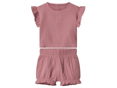 lupilu Mousseline babyset (Lichtroze, 62/68)