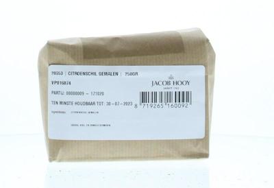 Jacob Hooy Jacob Hooy Citroenschil Gemalen (250g)