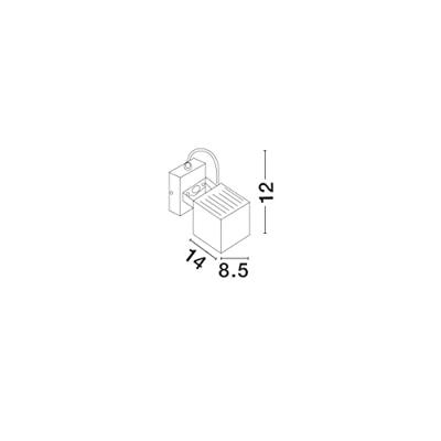 Lyora Vierkante spotFocus richtbaar - 752470