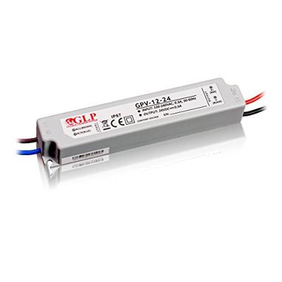 GLP 24 volt 12 watt 0,50 ampère LED voeding waterdicht