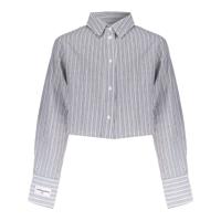 Frankie & Liberty Zomer blouse meisjes - blauw wit - gestreept - Rijntje - thumbnail