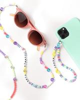 Set DIY kettingen voor telefoon RAINBOW SMILE FOLIA, 349 stuks meerkleurig - thumbnail