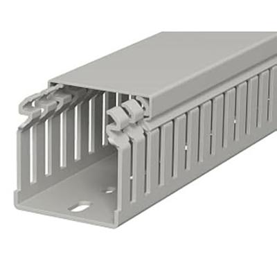OBO Bettermann 6178314 Kabelgoot Bovenstuk (l x b x h) 2000 x 50 x 50 mm 18 stuk(s) Grijs