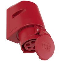 PCE 115-6R CEE-wandcontactdoos 16 A 5-polig 400 V 1 stuk(s) - thumbnail