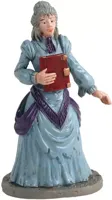 Lemax miss terry the bookstore owner halloween figuur Spooky Town 2021 - thumbnail