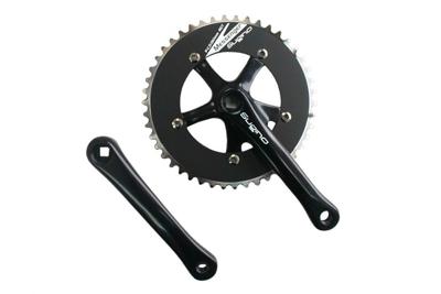 Sugino RD2 Messenger 44t Crankset - Zwart Sugino RD2 Messenger 44t Crankset - Zwart