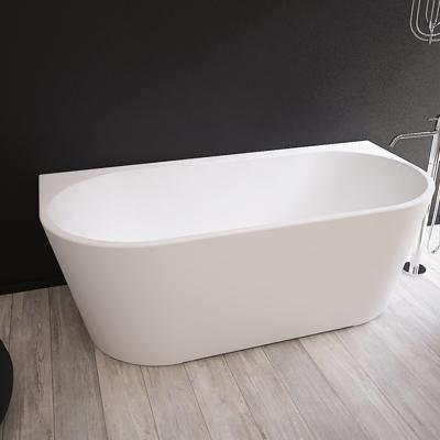 Ideavit Alexa half vrijstaand bad 170x80cm acryl wit mat 290306