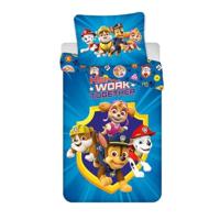 PAW Patrol Dekbedovertrek Hero&apos;s Work Together 140 x 200 cm - 65 x 65 cm - thumbnail