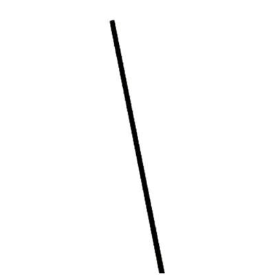 Basic Glasfiberstok voor vliegers 125x0.4 cm zwart