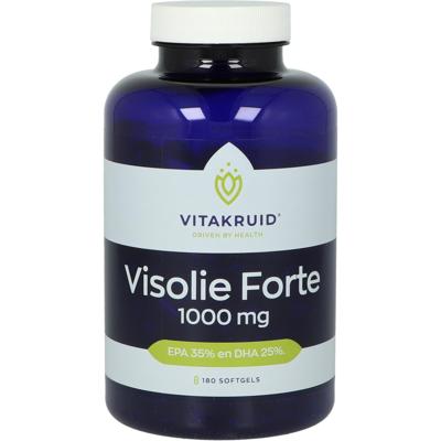 Vitakruid Visolie Forte 1000 mg EPA 35% DHA 25% 180