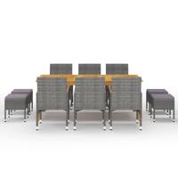 11-delige Tuinset grijs - thumbnail