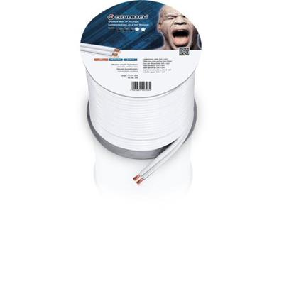 Oehlbach 308 Luidsprekerkabel 2 x 4 mm² Wit 30 m