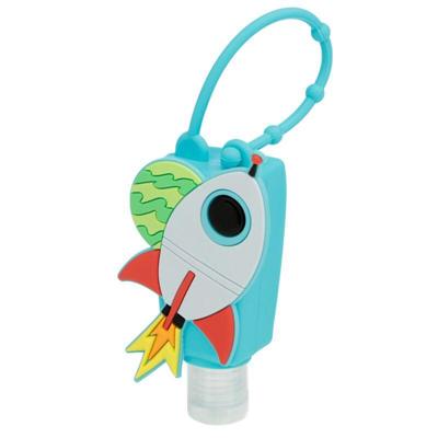 Desinfecterende Handgel met Astronaut Raket Siliconen Hoes