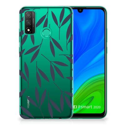 Huawei P Smart 2020 | TPU Case | Leaves Blue