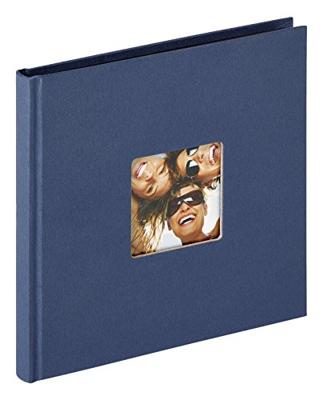 walther+ design FA-199-L Fotoalbum (b x h) 18 cm x 18 cm Blauw 30 bladzijden