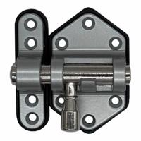 Veiligheidsslot EDM 85528 Zilverkleurig 30 mm Metaal 40 mm 50 mm - thumbnail