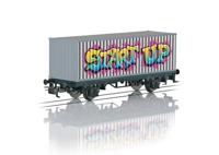 Märklin Start up 44831 H0 containerwagen graffiti - thumbnail