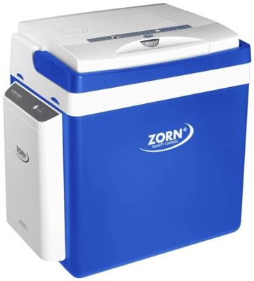ZORN Cooler Z 26 LNE 7,8 Ah Accukoelbox Energielabel: E (A - G) Thermo-elektrisch 12 V, 230 V DC/AC Blauw-wit 25 l