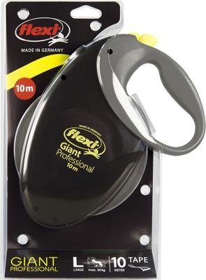 Flexi rollijn giant tape professional neon zwart / geel Flexi rollijn giant tape professional neon zwart / geel