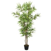 VidaXL Kunstplant bamboe 552 bladeren 120 cm groen - thumbnail