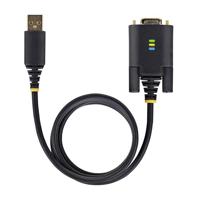 StarTech.com 2m USB naar Serieel Adapter/Converter Kabel, COM Retention, FTDI, DB9 RS232, Verwisselbare DB9 Schroeven/Moeren - thumbnail