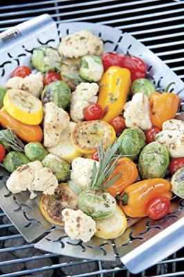 Weber Grillkorf - Groot model, roestvrij staal
