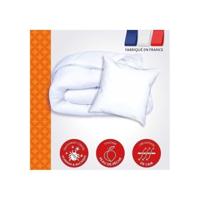 Piumino antiacaro Splendor 140x200 cm - DODO - Warm - Imbottitura 100% volpt'air - Bianco + 1 Cuscino 60/60 - thumbnail