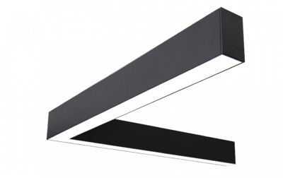 Lineal S hoek zwart 4000K DALI 18W