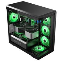 ATX Semi-toren doos KEEP OUT XC-905 PRO+ Zwart - thumbnail