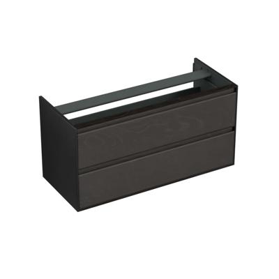 Onderkast Forzalaqua Reno 120x51x60 cm 2 Lades Softclose Eiken Black Oiled Forzalaqua Onderkast Forzalaqua Reno 120x51x60 cm 2 Lades Softclose Eiken Black Oiled Forzalaqua