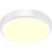 LED Plafondlamp met Bewegings- en Dagsensor - 20W 3000K 2000lm IP54 - Wit - thumbnail