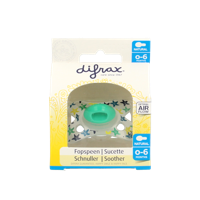 Difrax Fopspeen natural 0-6 maanden assorti 1 Stuks - thumbnail
