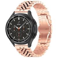 By Qubix - Stalen band - Rosé goud - Compatible met Garmin Vivomove 3 / HR/Luxe/Sport/Style/Trend - Compatible Garmin bandje - Bandbreedte: 20mm - thumbnail