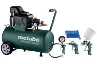 Metabo Basic 250-50 W OF Olieloze Compressor + LPZ-4 toebehorenset 690988000 - thumbnail