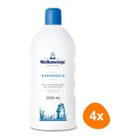 Melkmeisje - Bad & douche Crème Karnemelk - 4x 2ltr - thumbnail
