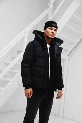 Malelions Porter Parka Winterjas Heren Donkerblauw - Maat S - Kleur: Zwart | Soccerfanshop