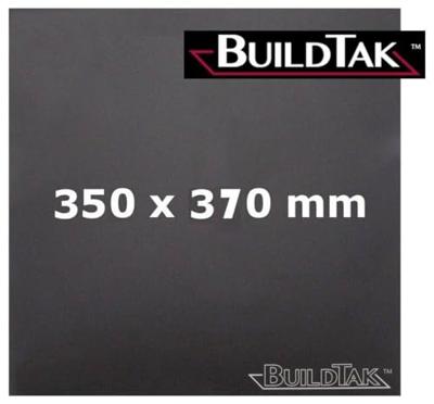 BUILDTAK Printbedcoating Original 3D Printing Surface - Black 350 x 370 mm BT350X370