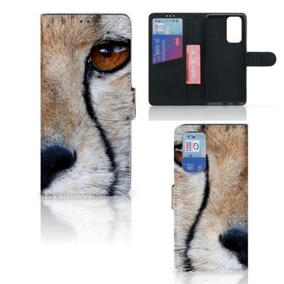 OnePlus 9 Pro | Telefoonhoesje | Met pasjeshouder | Cheetah