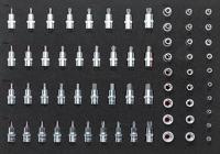 Vigor V2837 Dopsleutel-bitinzetset 1/2 (12.5 mm), 1/4 (6.3 mm), 3/8 (10 mm) 64-delig - thumbnail